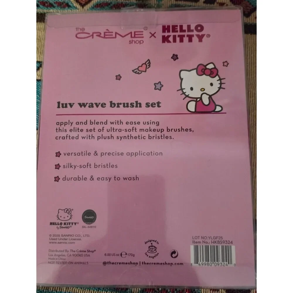 The Creme Shop Hello Kitty Pink 5 Piece Makeup Brush